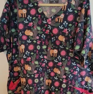 4X Women's Scrub Top
